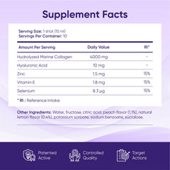 ERIC FAVRE Pure Collagen+ ready-to-drink shot showcases easy daily supplementation.