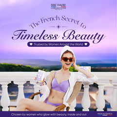 ERIC FAVRE Pure Collagen+ travel pack ready for busy lifestyles.
