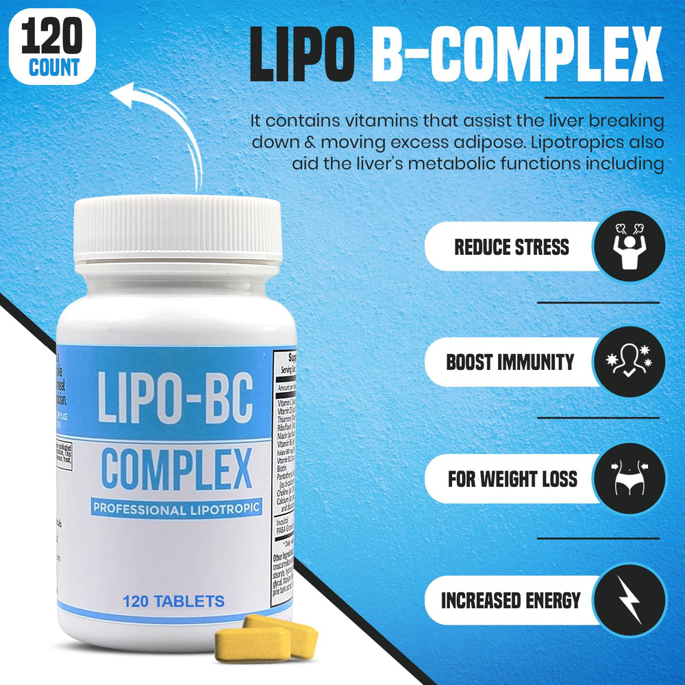 Legere Lipo-BC B-Complex packaging box on shelf for energy wellness.