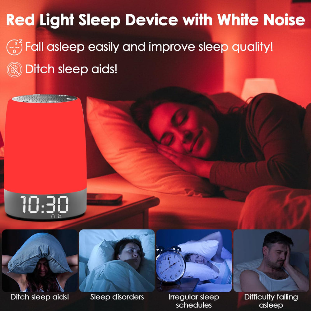 Eseesmart white noise feature with calming tracks helps quiet busy minds.