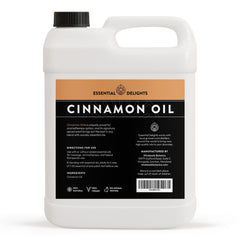 Essential Delights Cinnamon Oil used in candle making for a comforting spice note.