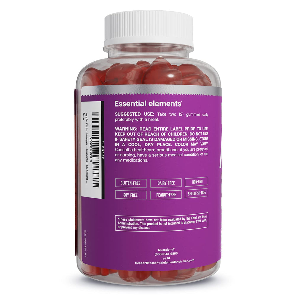 Essential Elements ACV Gummies daily serving, simple part of your routine.