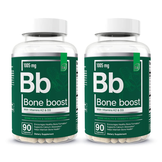 Essential Elements Bone Boost bottle pour showing convenient daily calcium support