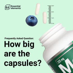 Essential Elements Magnesium Plus Zinc spoon-dispense illustrating easy daily dosing