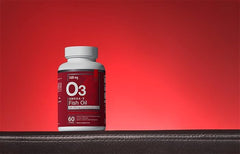 Essential Elements omega-3 capsule close-up highlighting softgel quality.