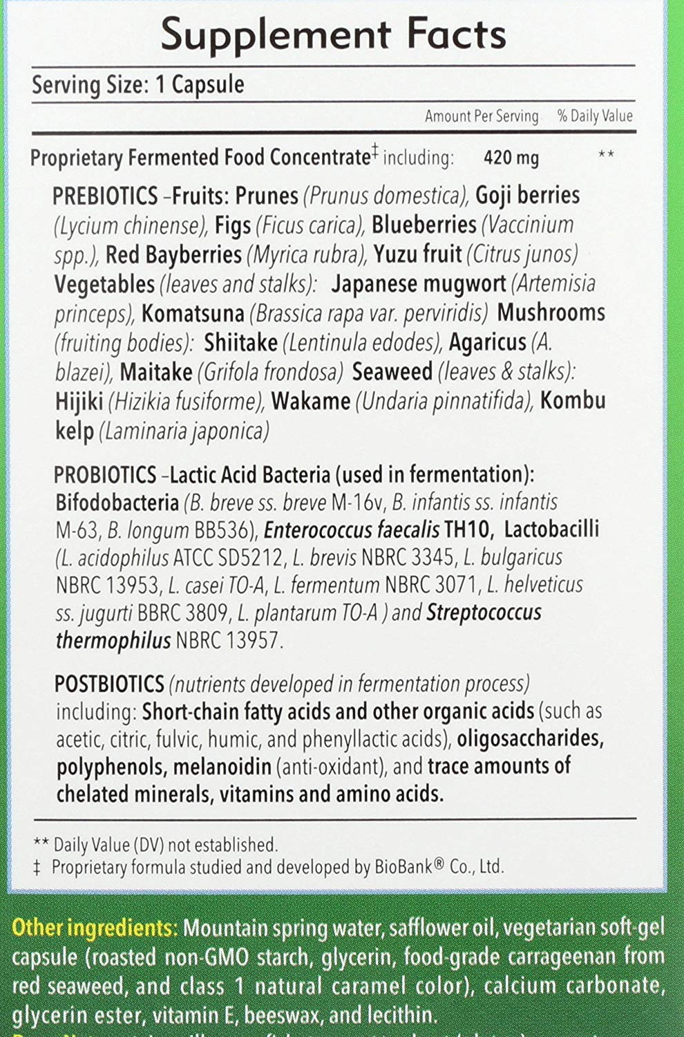 Essential Formulas Dr Ohhira's Probiotics capsules showcase easy daily intake for plant-based probiotics