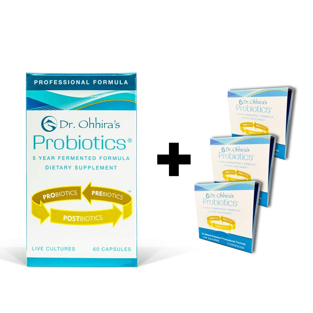 Dr. Ohhira's Probiotics Professional bottle supports gut balance and immune health.
