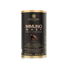 Essential Nutrition Immuno Whey bottle featured for convenient immune-support protein on the go