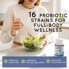 TriActive Biotics capsule close-up highlights microencapsulation for gut health.