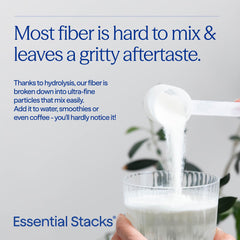 Bottle and label closeup communicates gluten free and non GMO ingredients.