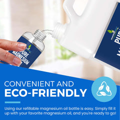 EssentiallyBased Pure Magnesium Oil Spray USP-grade quality and purity you can trust.