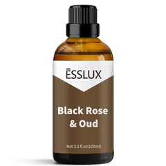ESSLUX Black Rose & Oud fragrance oil bottle pour for diffusers and ambiance