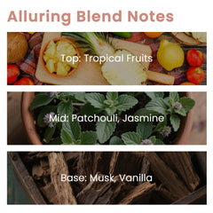ESSLUX Musk Wild Vanilla candle making setup perfect for scented wax blends