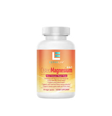 ESTHELIV OsteoMagnesium bottle front with 60 veggie capsules for bone and immune support