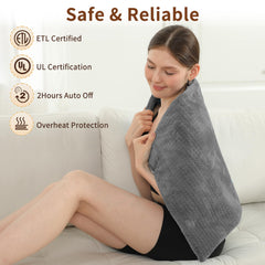 ESTINGO heating pad is UL and ETL certified for safety and reliability.