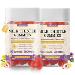 Esverco Milk Thistle Gummies bottle for daily liver support on the go