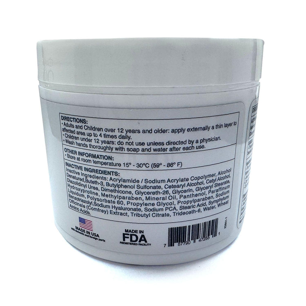 Eternal Spirit Beauty painless relieving cream being applied on skin for daily relief