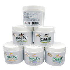 Eternal Spirit Beauty Painless Relieving Cream 6-pack on display highlights value and convenience