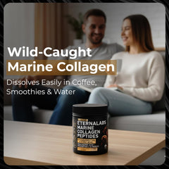Ingredient label of Eternalabs collagen showing Type I & III origin
