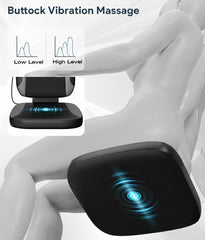 Ethereal Wellness compact strap design keeps cushion secure on your chair