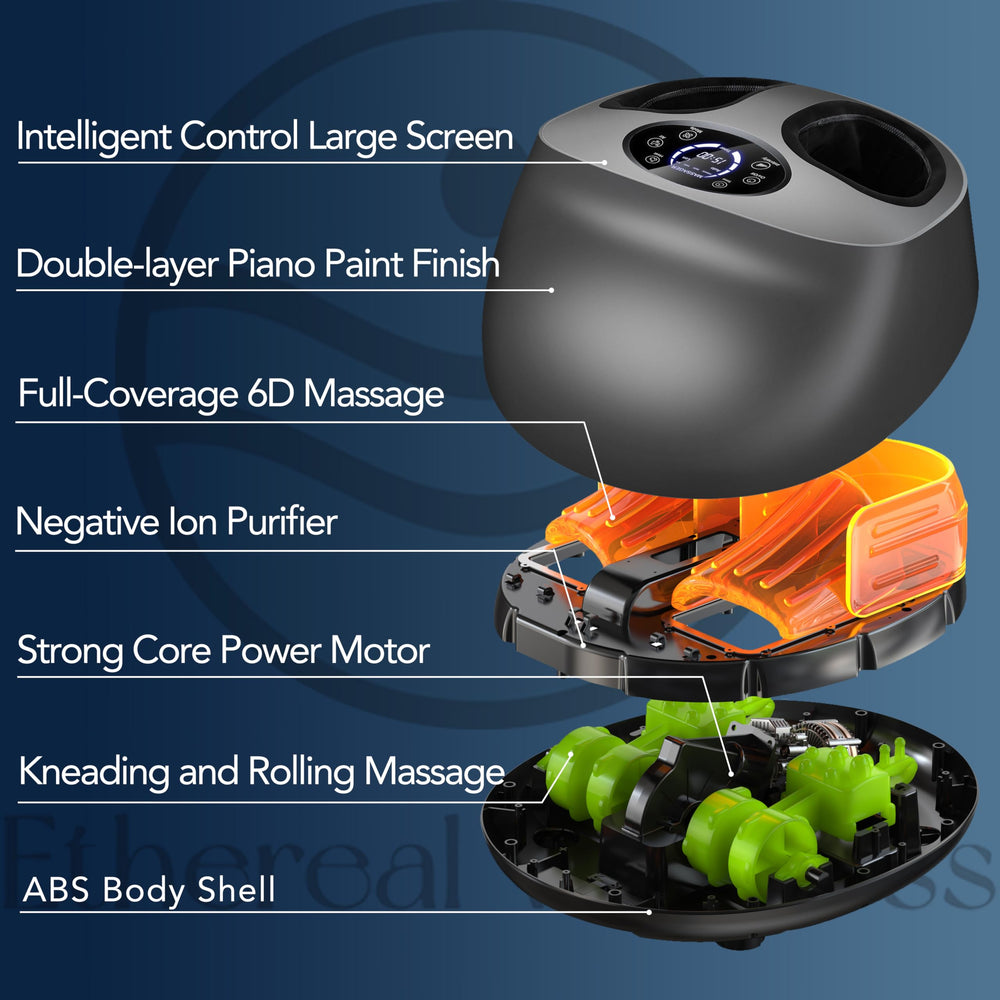 Remote control and LCD touchscreen provide easy massage settings.