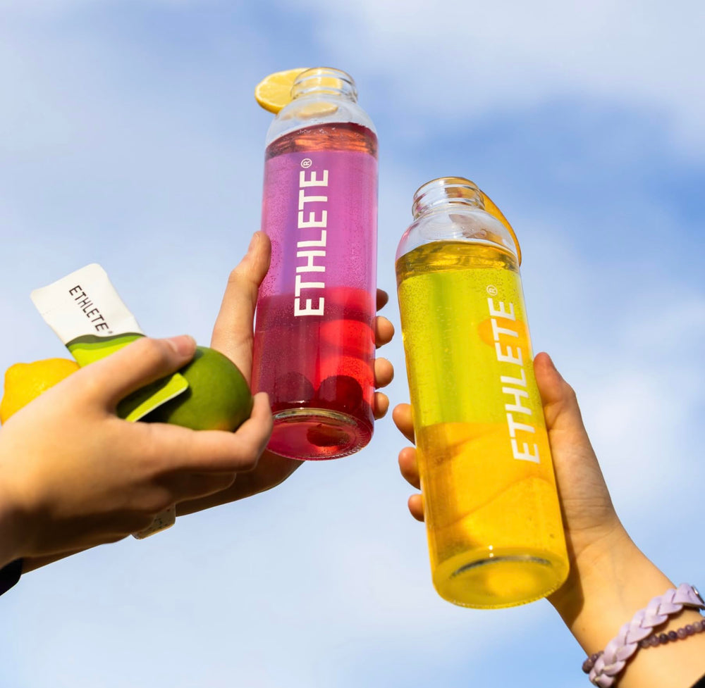 Ethlete daily workout scene showcases versatile hydration for training.