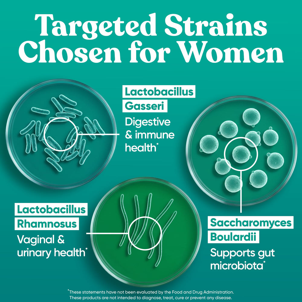 Eu Natural Flourish 18 strains support digestive balance and urinary health.