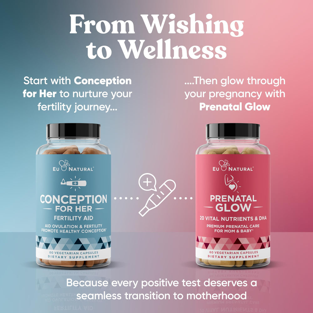 Eu Natural Conception for Her daily-use plan helps with pre-conception planning.