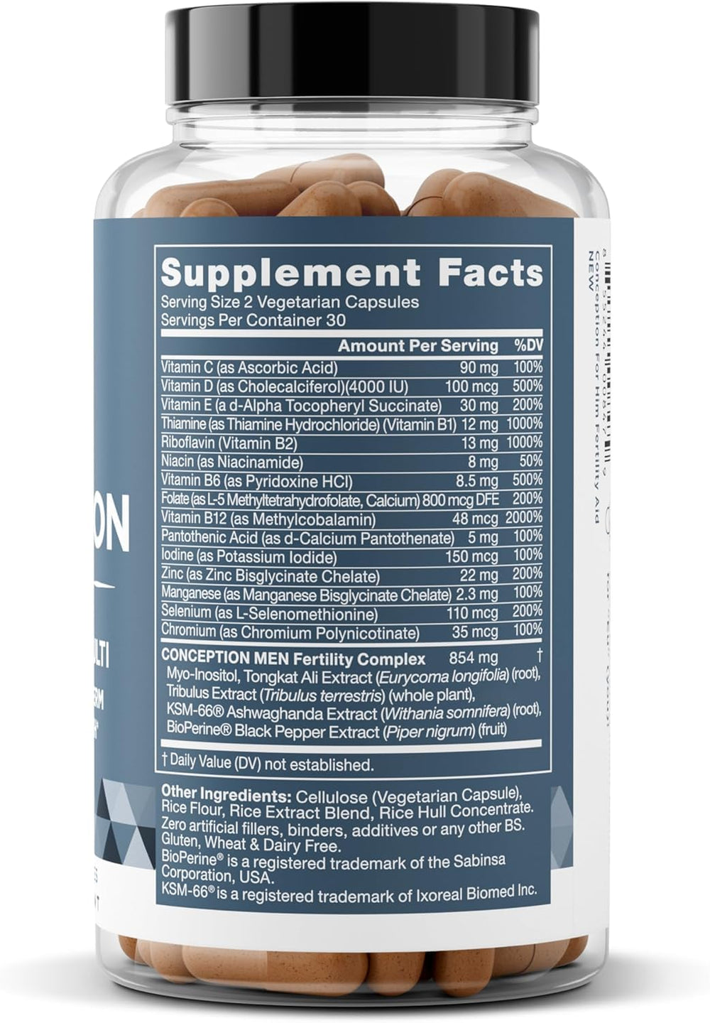 Eu Natural Conception for Him daily dosage instructions
