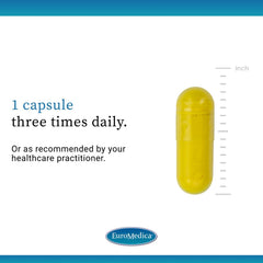 Close-up of Berberine ingredients on EuroMedica label – allergen-free formula.