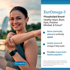 EuroMedica EurOmega-3 phospholipid-bound tablets provide stable, oil-free omega-3 delivery.