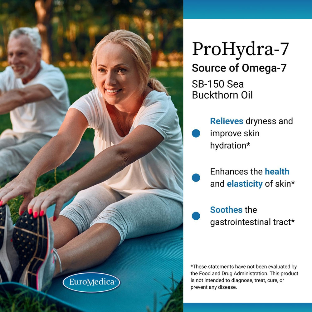Closeup of EuroMedica ProHydra-7 softgel capsule