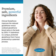 EuroMedica vegan symbol on label confirming plant-based supplement