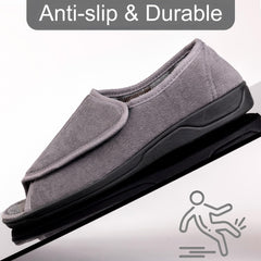 EUROPEAN SOFTEST non-slip rubber sole offers reliable indoor traction.