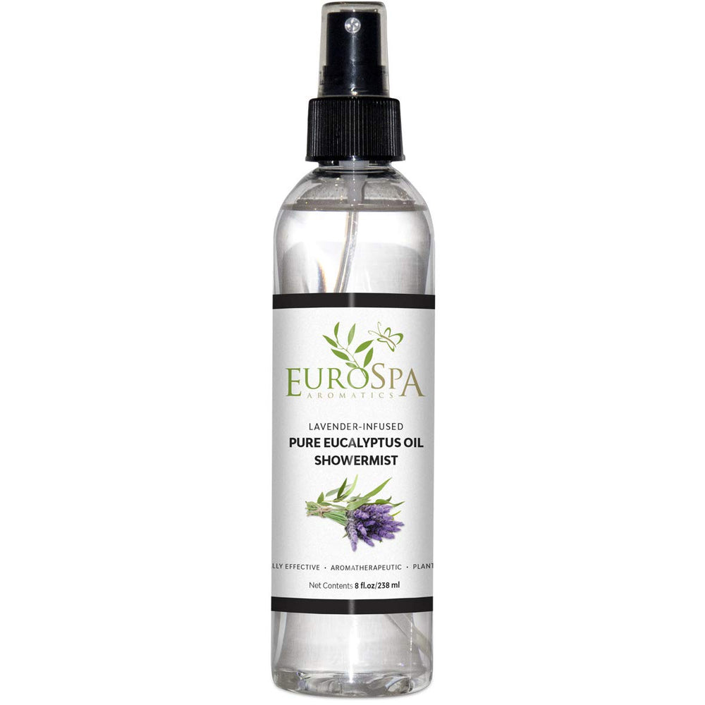 EuroSpa Aromatics Pure Eucalyptus Oil bottle for home spa and shower