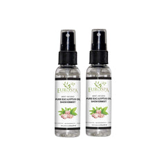 EuroSpa Aromatics pure eucalyptus oil ShowerMist bottle for at-home spa aroma