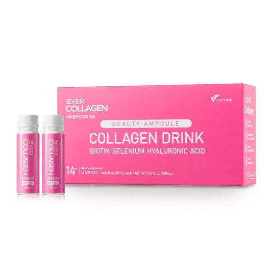 Ever Collagen Beauty Ampoule bottle for convenient daily beauty support.