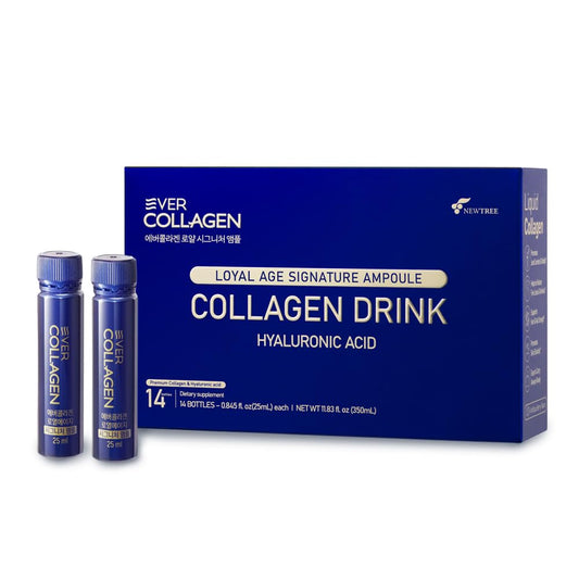 EVER COLLAGEN Loyal Age Signature Ampoule bottle with berry flavor supports skin and joints.