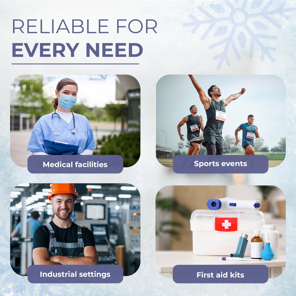 Ever Ready First Aid 4.5x7 ice pack shown with packaging for bulk purchase.