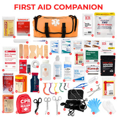 Ever Ready First Aid gauze dressings and trauma supplies for wound care.