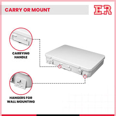 Ever Ready First Aid metal case one-piece gasket for moisture protection.