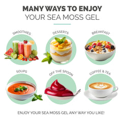 Gel thickens soups and sauces with EverSmith Organics sea moss