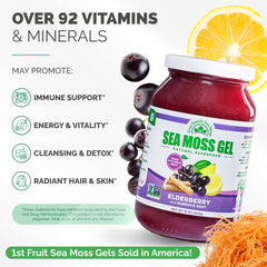 Spoon dispensing EverSmith Organics sea moss gel for easy mixing