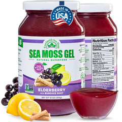 EverSmith Organics wildcrafted sea moss gel bottle for daily nutrition support