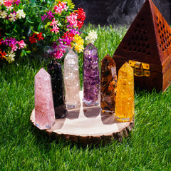 Ever Vibes citrine wand boosts optimism during daily rituals
