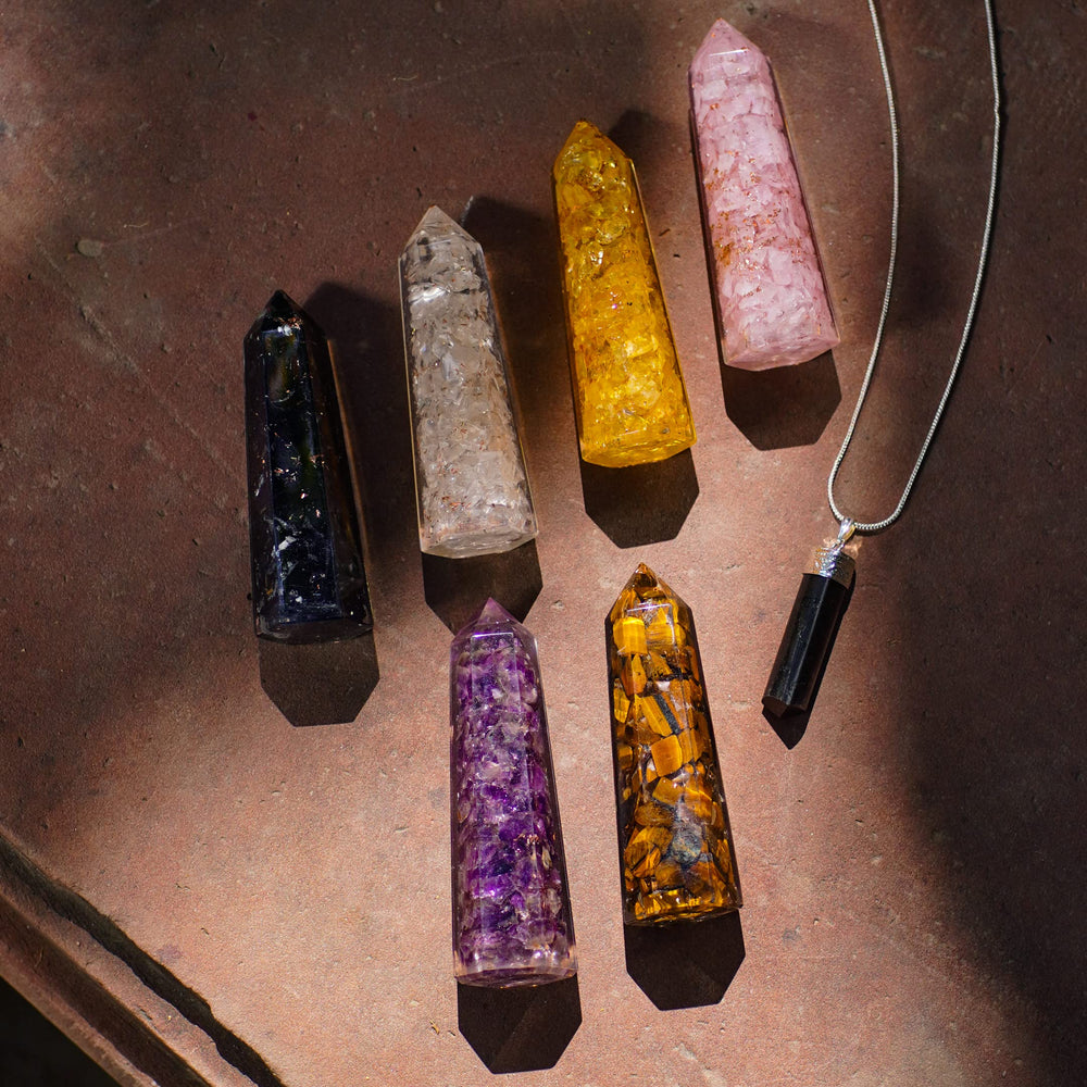 Ever Vibes clear quartz wand amplifies intention in mindfulness sessions