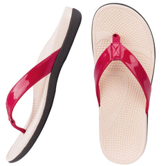Everhealth orthotic flip flops with deep heel cup for stability