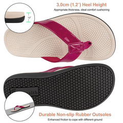 Everhealth EVA midsole in orthotic flip flops cushions impact