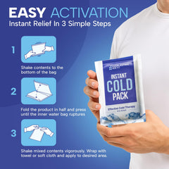 Everlasting Ice RX joint-relief ice pack eases elbow and knee discomfort during activities.
