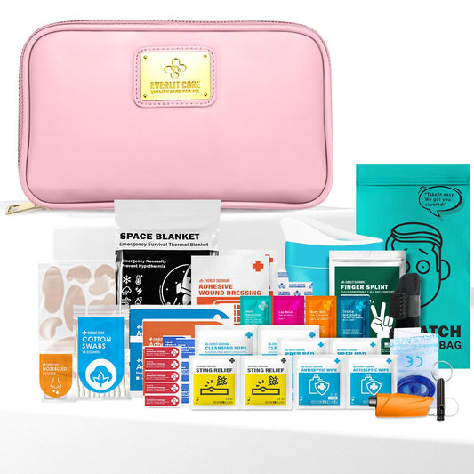 EVERLIT CARE car first aid kit wallet design enables quick access to essentials.